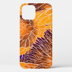 Case-Mate iPhone Case Chrysanthème japonais : Aquarelle incolore