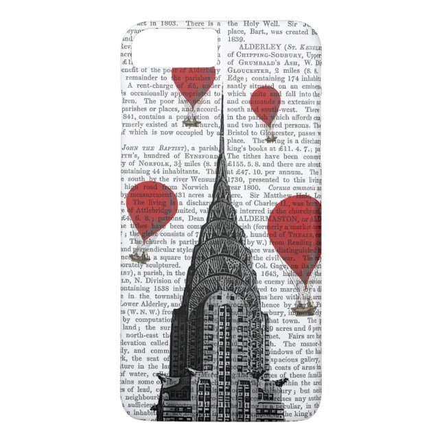 Coques Case-Mate iPhone Chrysler Building et Red Hot Air Ballots (Dos)