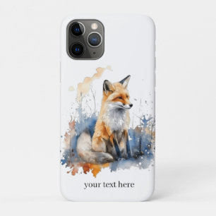 Case-Mate iPhone Case Chuchotements du renard sauvage en aquarelle, pers