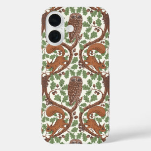 Coques iPhone 16 Chuchotements sylvestres/Hiboux et écureuils dans