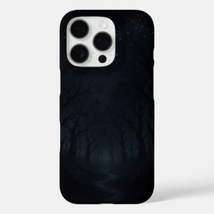 Coques iPhone 16 Pro Ciel nocturne de la forêt foncée