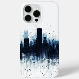 Coque iPhone 15 Pro Max Ciel urbain bleu