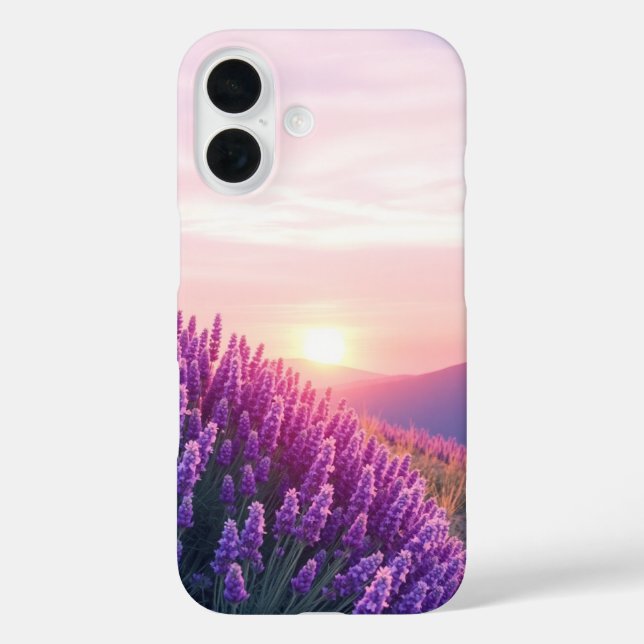 Coques Case-Mate iPhone Ciels de lavande (Verso)