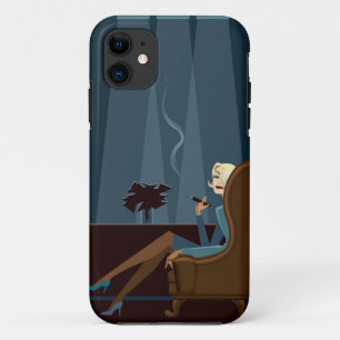 Etui iPhone Case-Mate Cigare de tabagisme de femme d'affaires