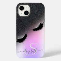 Cils Faux Brillants Noir Ombré Glitter
