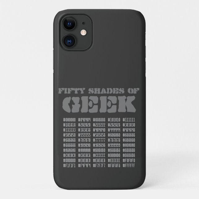 Coques Case-Mate iPhone Cinquante nuances de Geek (Dos)