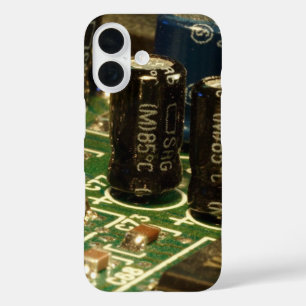 Coques iPhone 16 Circuits informatiques pour technophiles