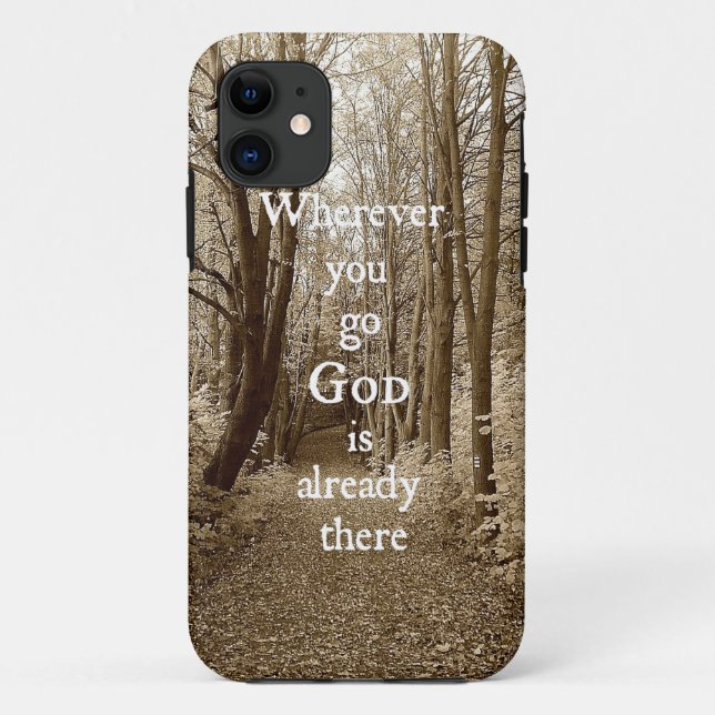 Coques Case-Mate iPhone Citation de Dieu inspirationnelle ; (Dos)