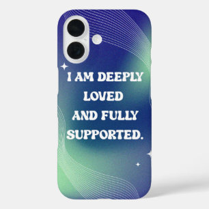 Coques iPhone 16 Citation de motivation et d'amour de soi, Inspiran