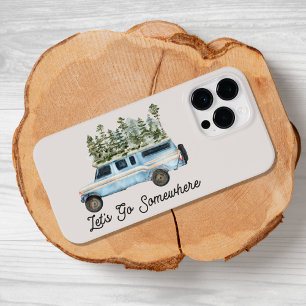 Coque Pour Pour iPhone 14 Pro Max Citation de road trip en camping Allons quelque pa