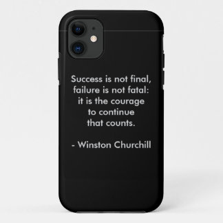 Etui iPhone Case-Mate Citation de Winston Churchill ; Succès