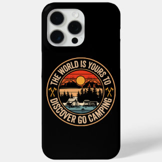 Coque iPhone 15 Pro Max Citation drôle de camping-feu de camp Smores