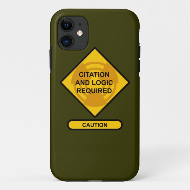 Coques Case-Mate iPhone Citation et logique requises (Dos)