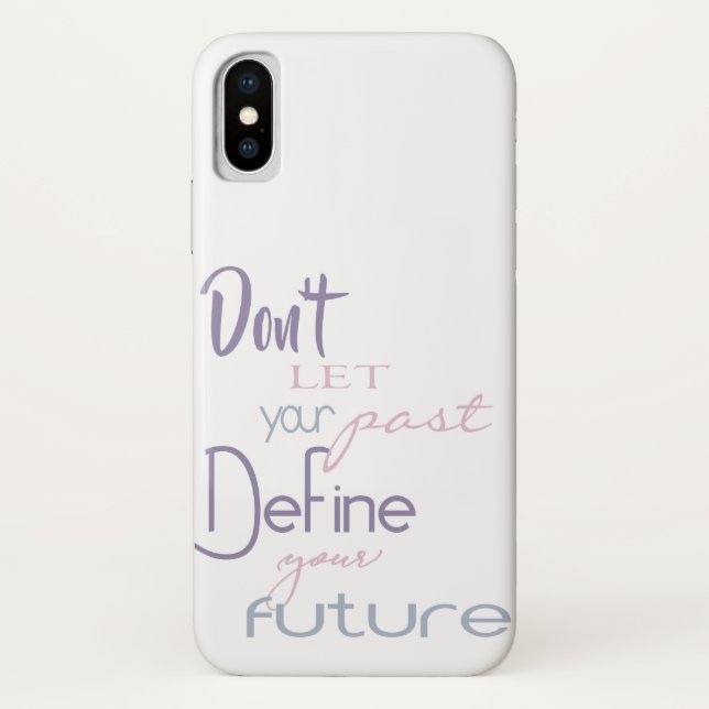Coques Case-Mate iPhone Citation Inspiration - Définir votre avenir (Dos)