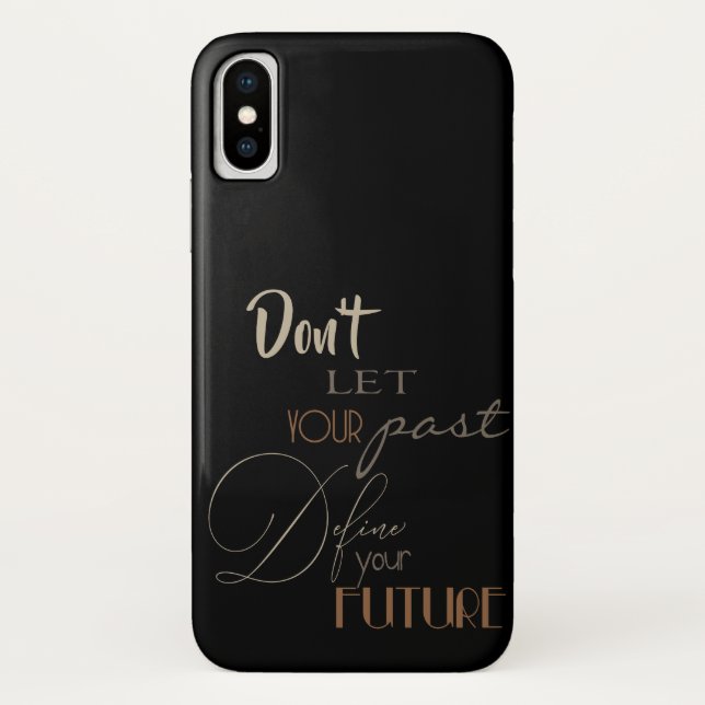 Coques Case-Mate iPhone Citation Inspiration - Définir votre avenir (Dos)