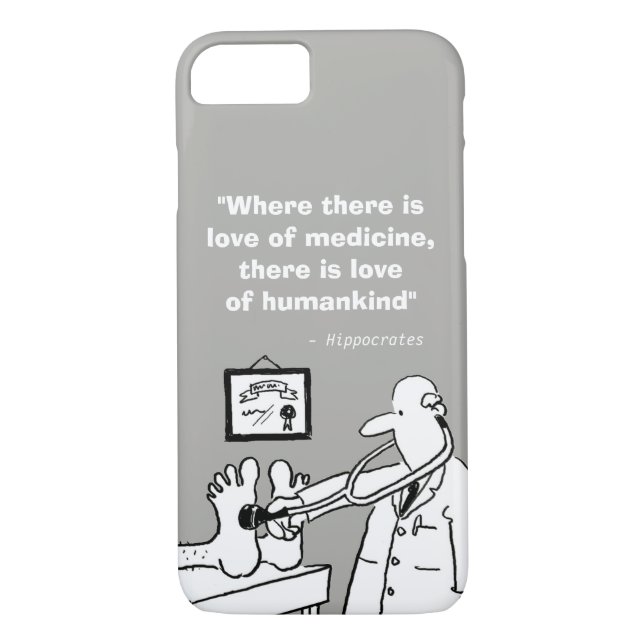 Coques Case-Mate iPhone Citation Médicale et image amusante (Dos)
