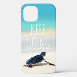 Case-Mate iPhone Case Citation Motivante Continue Tortue Plage Étui-Ma