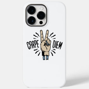 Coque Pour Pour iPhone 14 Pro Max Citation motivante rétro drôle Carpe Diem