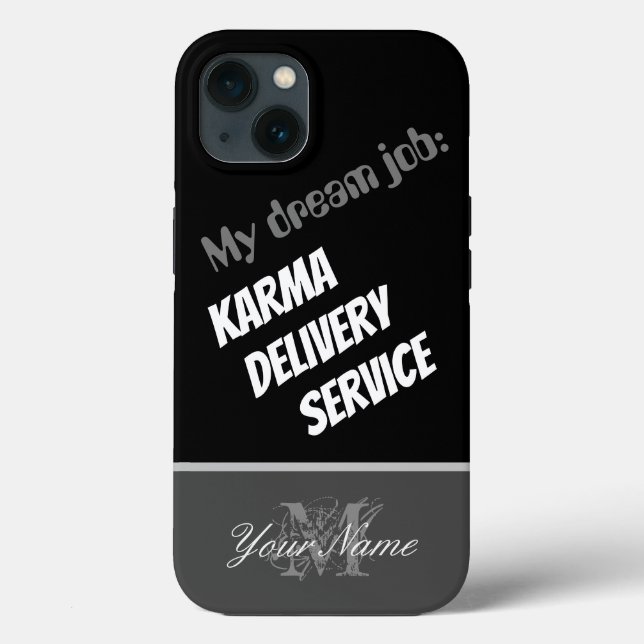 Coques Case-Mate iPhone Citation motivationnelle : Karma Delivery Service  (Verso)