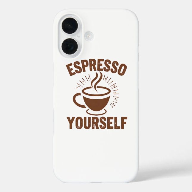 Coques Case-Mate iPhone Citation Motivationnelle Retro Lover Coffee (Verso)