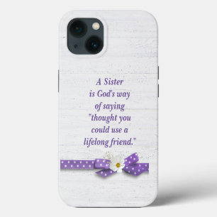 Case-Mate iPhone Case Citation soeur avec ruban Pointe Polka
