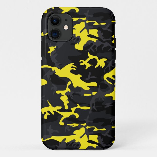 Coques Case-Mate iPhone Citron en vedette Camo (Dos)