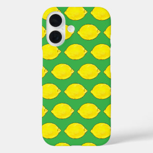 Coques iPhone 16 citron vert aquarelle