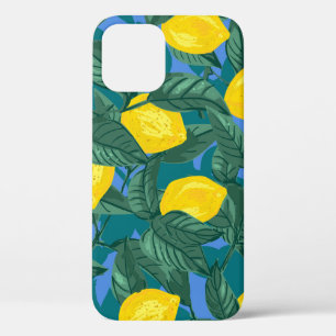 Case-Mate iPhone Case Citrons, feuille : motif tropical d'agrumes.