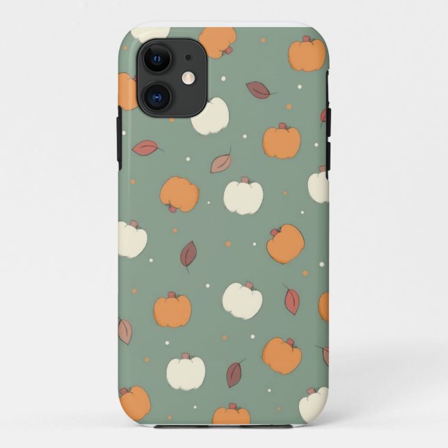 Coques Case-Mate iPhone Citrouille d'automne (Dos)