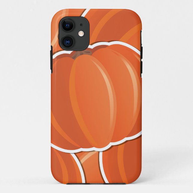 Coques Case-Mate iPhone Citrouille fou (Dos)