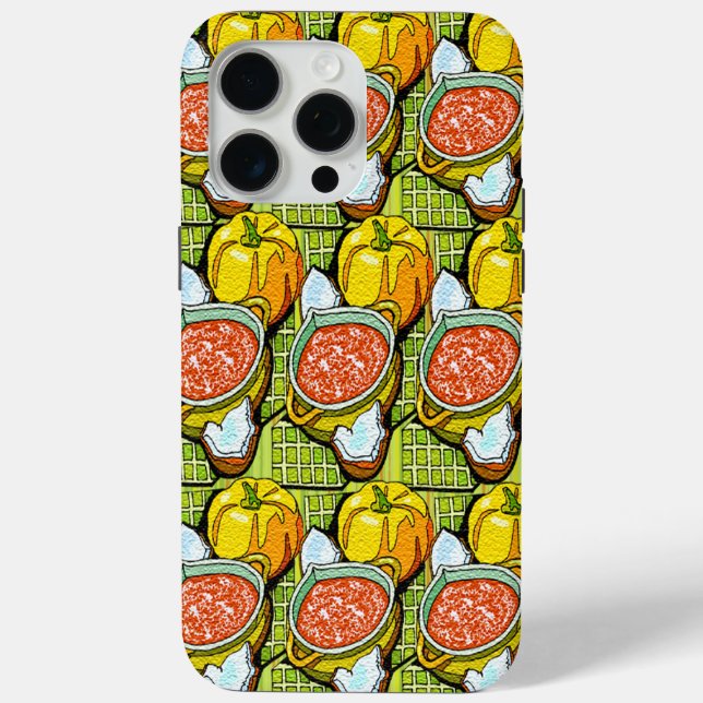 Coques Case-Mate iPhone Citrouille & Soupe Motif Automne Halloween (Verso)