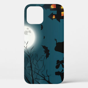 Case-Mate iPhone Case Citrouilles d'Halloween : Dark Castle Blue Moon