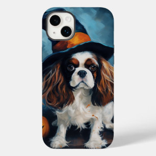 Coque Pour iPhone 14 Plus Citrouilles Halloween Cavalier King effrayantes