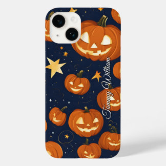 Coque Pour iPhone 14 Citrouilles souriants pour Halloween