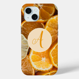 Coque Pour iPhone 15 Citrus Oranges et citrons d'été