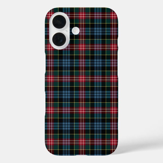 Coques Case-Mate iPhone Clan Cumming Tartan Rouge, Bleu et Vert Plaid (Verso)