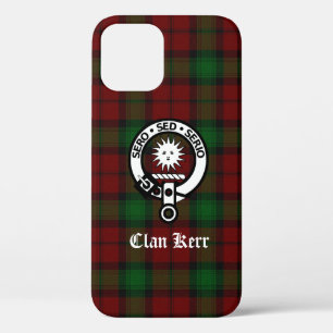 Case-Mate iPhone Case Clan Kerr Crest Badge Tartan