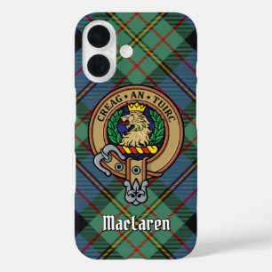 Coques iPhone 16 Clan MacLaren Crest