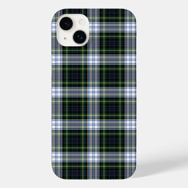 Coques Case-Mate iPhone Clan Plaid Gordon Vert Blanc Rustique Tartan (Verso)