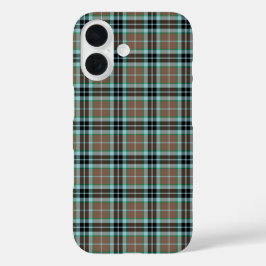 Coques iPhone 16 Clan Thompson Scottish Chasse Tartan Tan Plaid