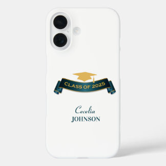 Coques iPhone 16 Classe de 2025 Graduation