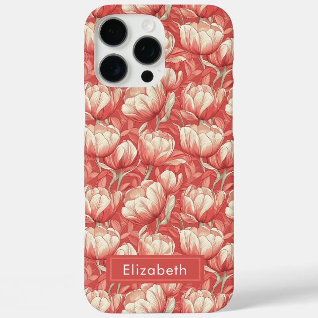 Coques Case-Mate iPhone Classic Tulip Custom Iphone Case For Girls (Verso)