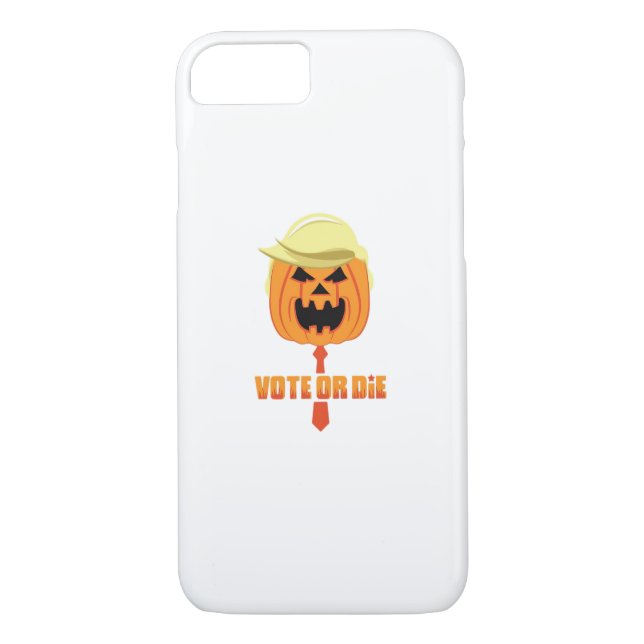 Coques Case-Mate iPhone Classique Trumpkin Pour Halloween (Dos)