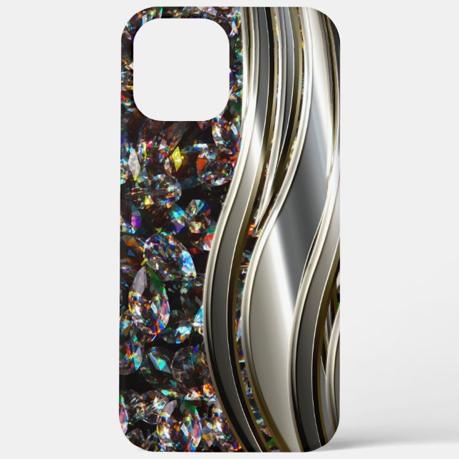 Coques Case-Mate iPhone Classy Bling Bijou Diamant Métallisé (Verso)