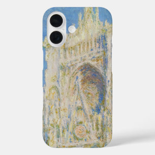 Coques iPhone 16 Claude Monet Cathédrale de Rouen Portail Lumière d