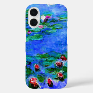 Coques iPhone 16 Claude Monet - Lys d'eau (rouge)