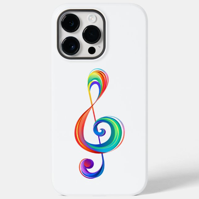 Coques Case-Mate iPhone Clé arc-en-ciel (Verso)