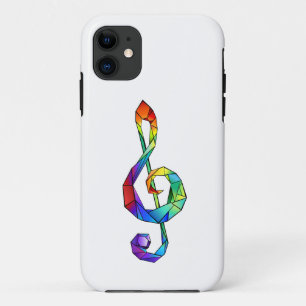 Case-Mate iPhone Case Clé de musique arc-en-ciel