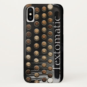 Case-Mate iPhone Case Clés de machine vintage marron noir marron