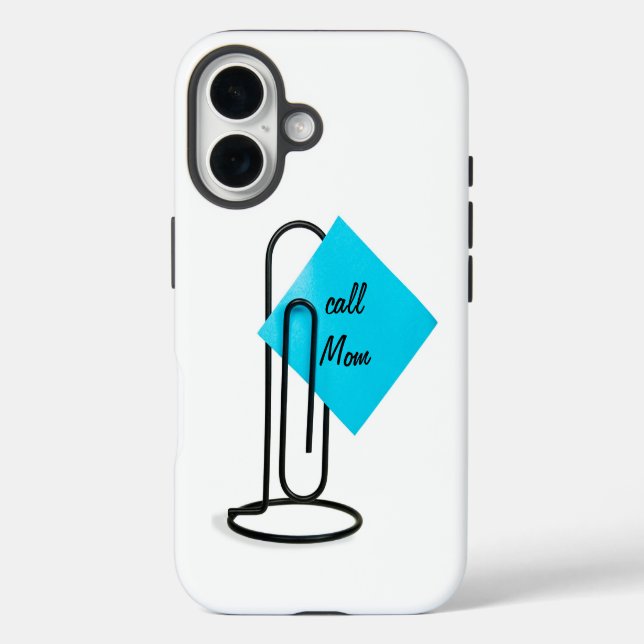 Coques Case-Mate iPhone Clip papier avec note de rappel (Verso)